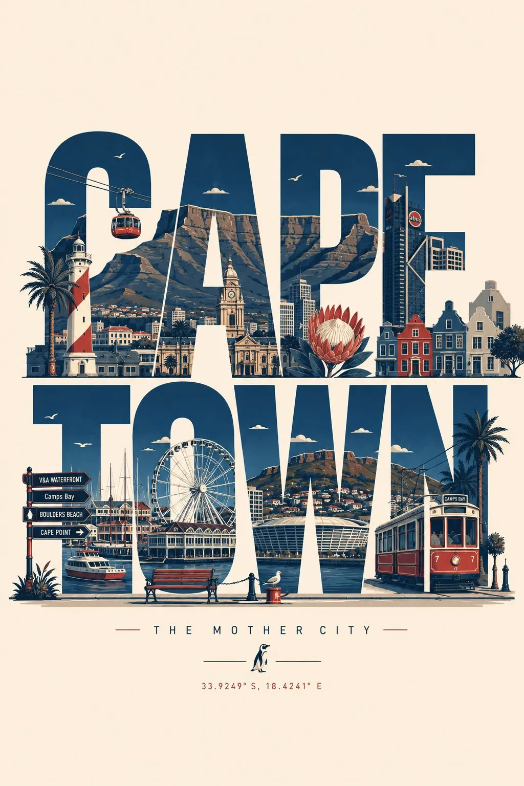 City Typography Design 3369