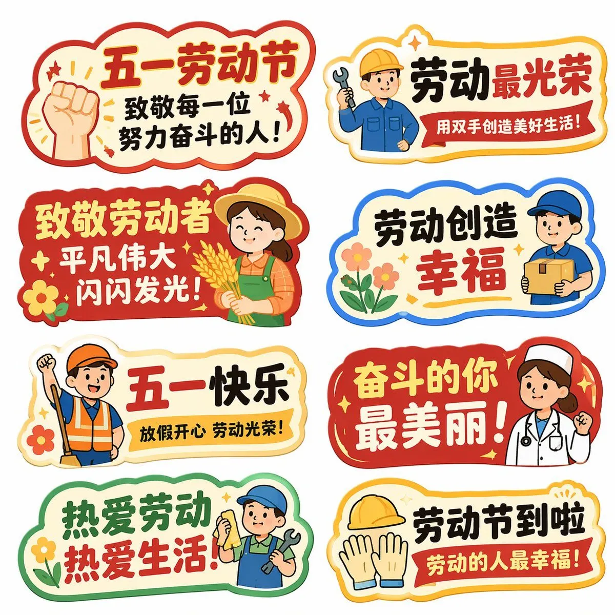 Creative May Day Labor Protest Sign Designs - Design - AI Generated Image