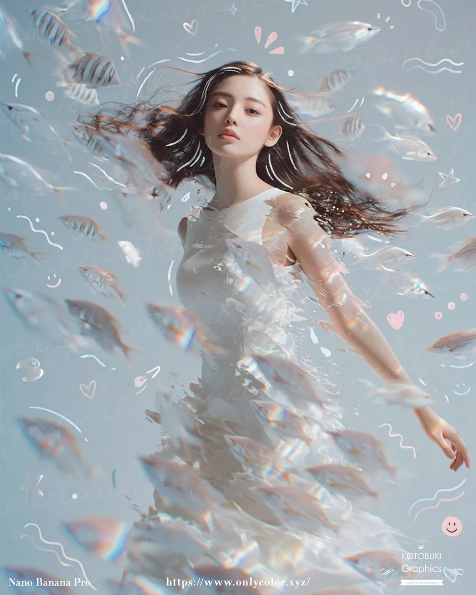 Dark Themed and Pastel Jewelry in Natural Setting - Pastel, Portrait Photography, Fashion - AI Generated Image