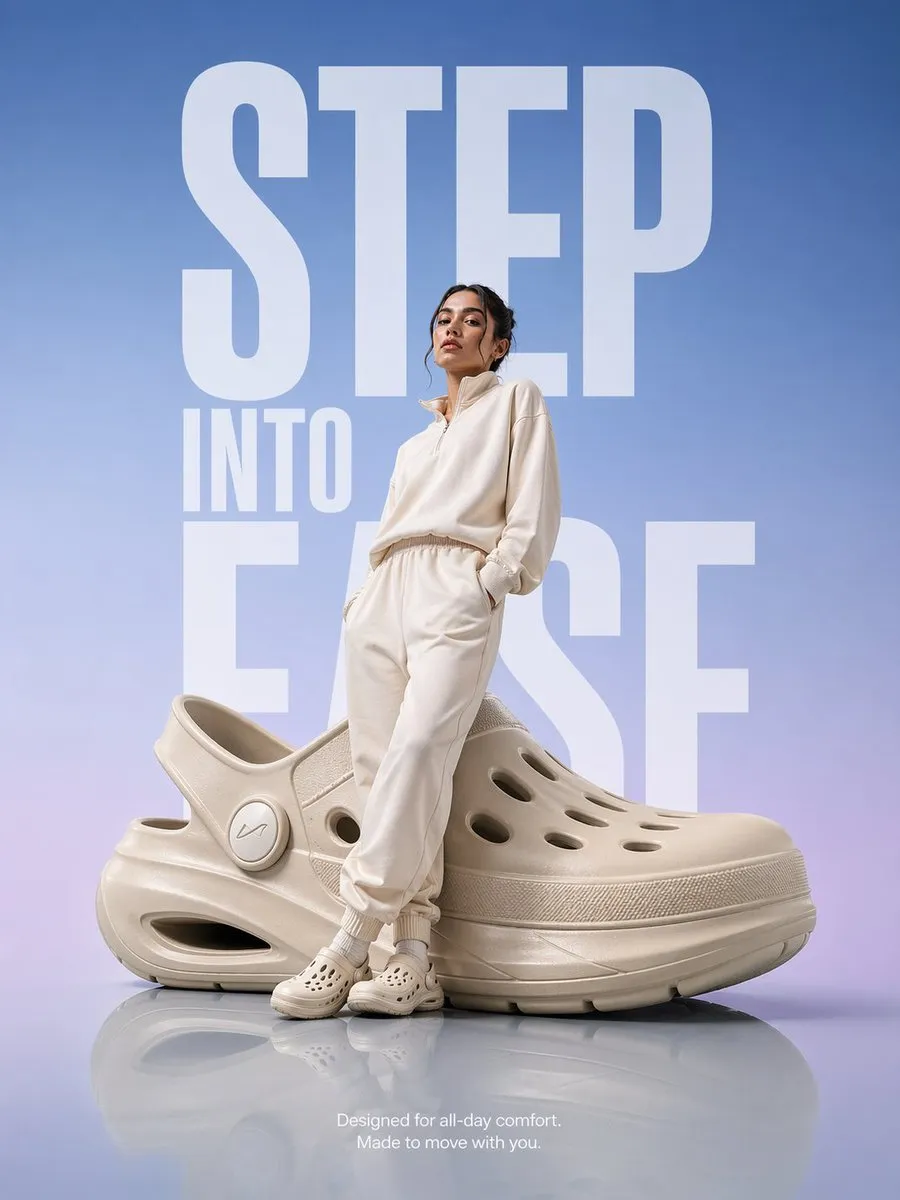 Surreal Giant Sneaker Fashion Campaign - Product, Photography, Advertising - AI Generated Image