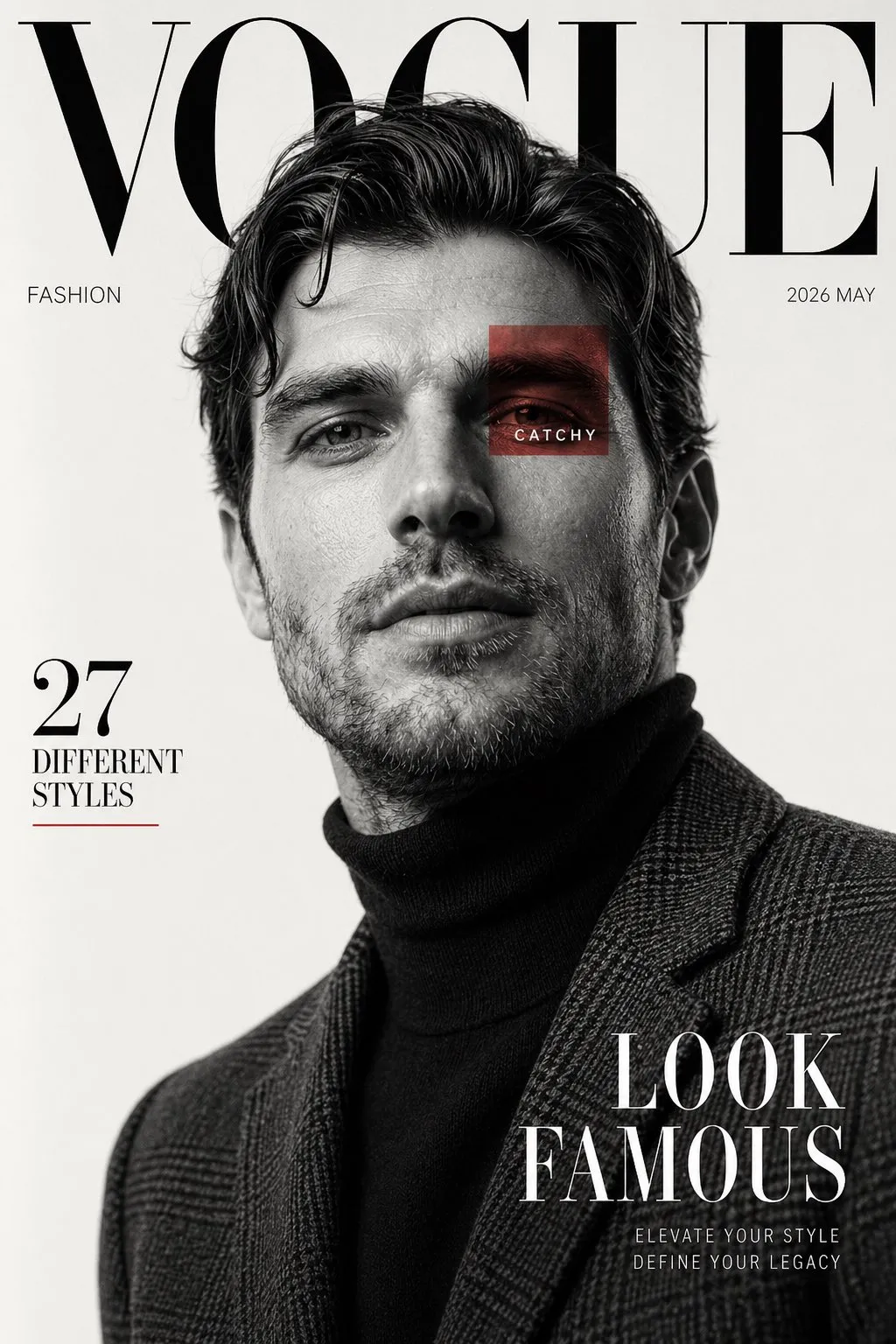 Cinematic and Dark Themed Male Figure in Studio Setting - Fashion, Luxury, Minimalist - AI Generated Image