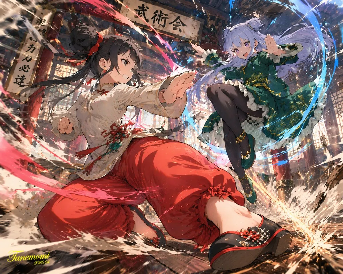 Illustrated and Anime Style Jewelry on Wood Surface - Fashion, Portrait Photography, Luxury - AI Generated Image