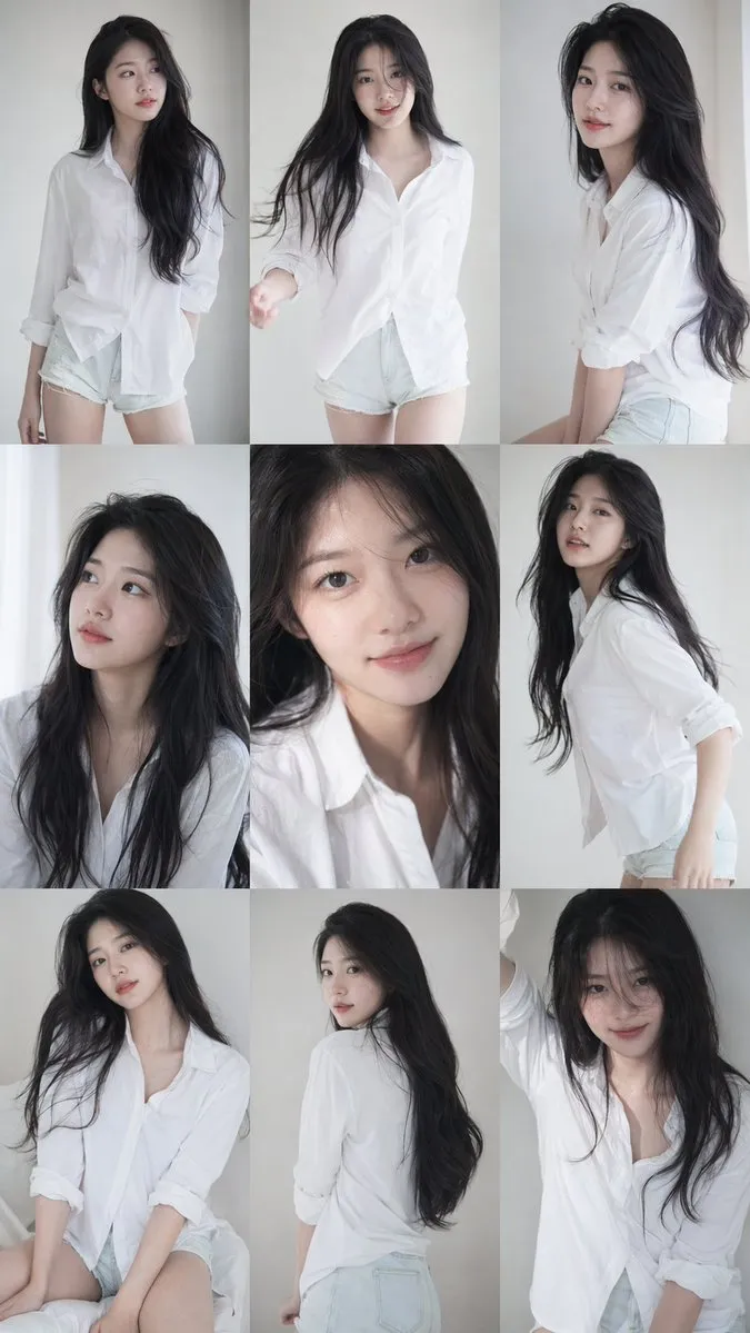 Dark Themed and Soft Toned Cosmetics on Clean - Minimalist, Portrait Photography, Fashion - AI Generated Image