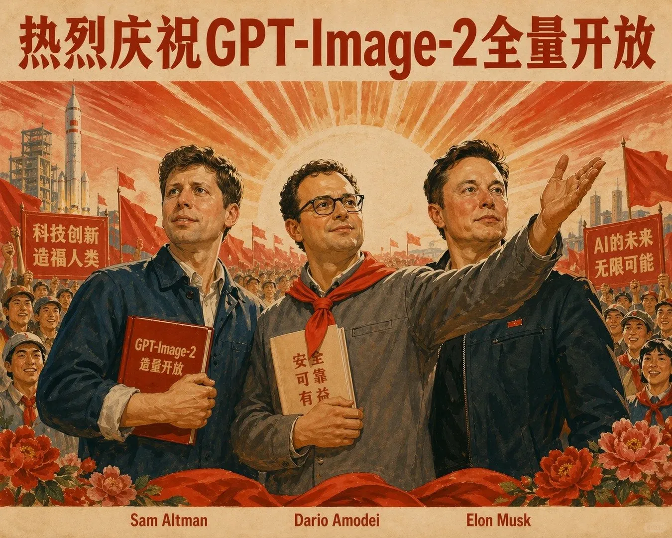 Retro 80s Tech Celebration Propaganda Poster - Portrait, Product, Typography - AI Generated Image
