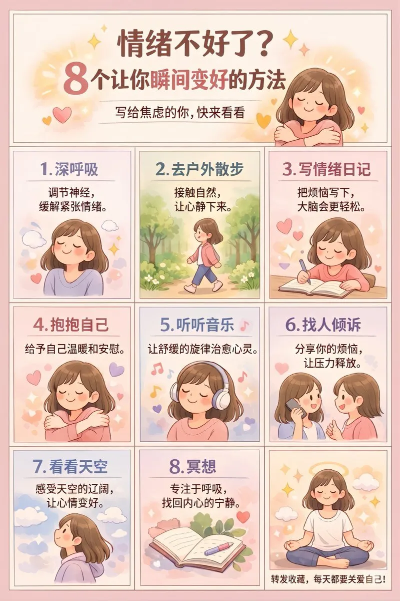 Cozy Cute Daily Routine Infographic - Portrait, Typography, Landscape - AI Generated Image