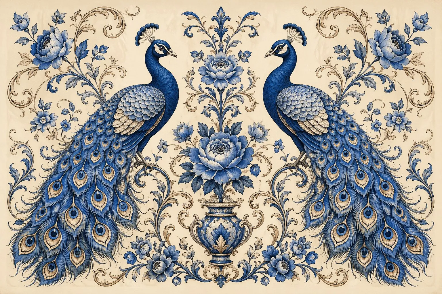 Illustrated and Vintage Jewelry Against Sky - Vintage, Luxury, Illustration - AI Generated Image