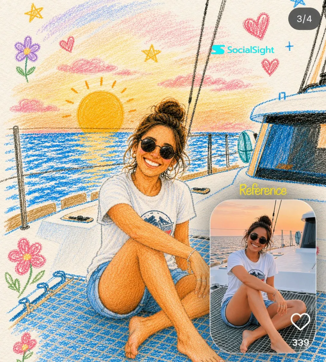 AI-Generated Illustrated and Pastel Headwear - Illustration, Social Media, Pastel - AI Generated Image