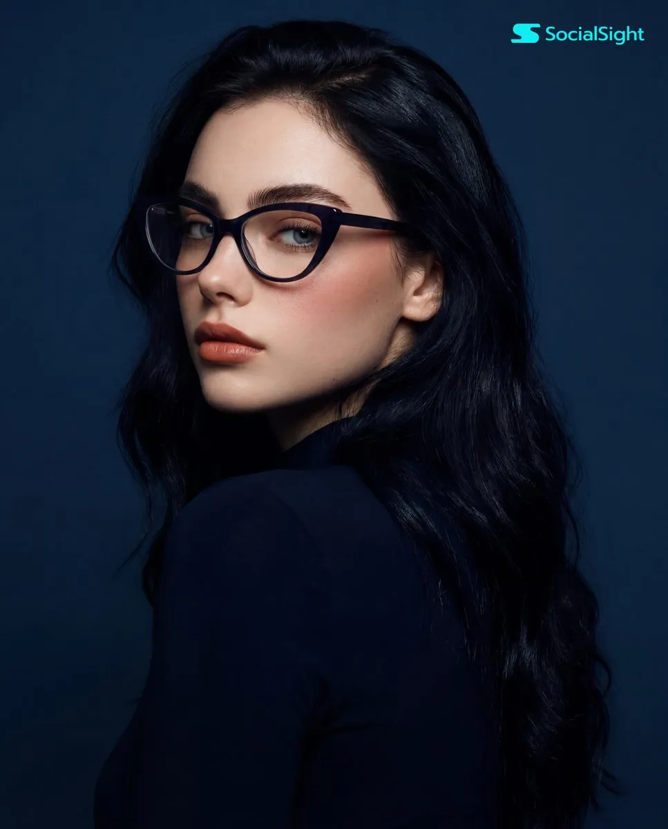 Dark Themed and Studio Cosmetics in Studio Setting - Portrait Photography, Dark Mood, Fashion - AI Generated Image