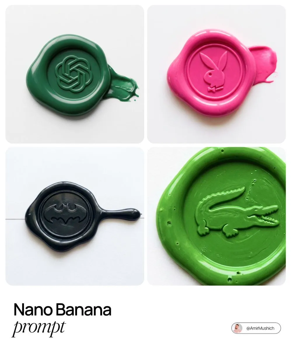 Brand Logo Wax Seals: ChatGPT, Playboy, Batman, Lacoste - Logo, Branding - AI Generated Image