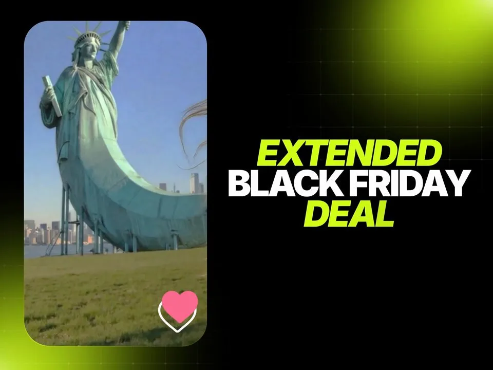 Surreal Banana Statue of Liberty | Black Friday Deal - Fantasy, Sci-Fi - AI Generated Image