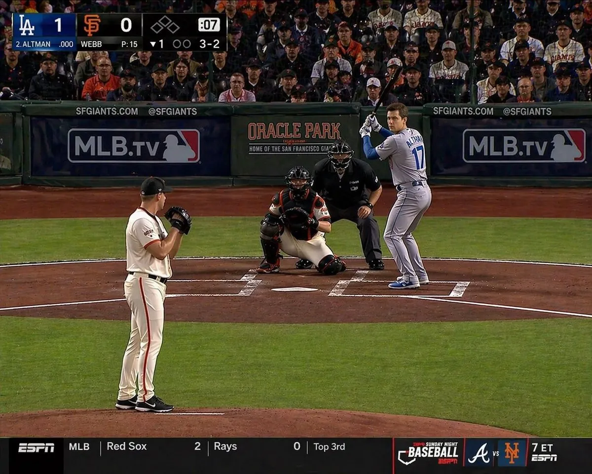 Creative Sam Altman Baseball Broadcast Design - Creative Composite, AI Generated - AI Generated Image